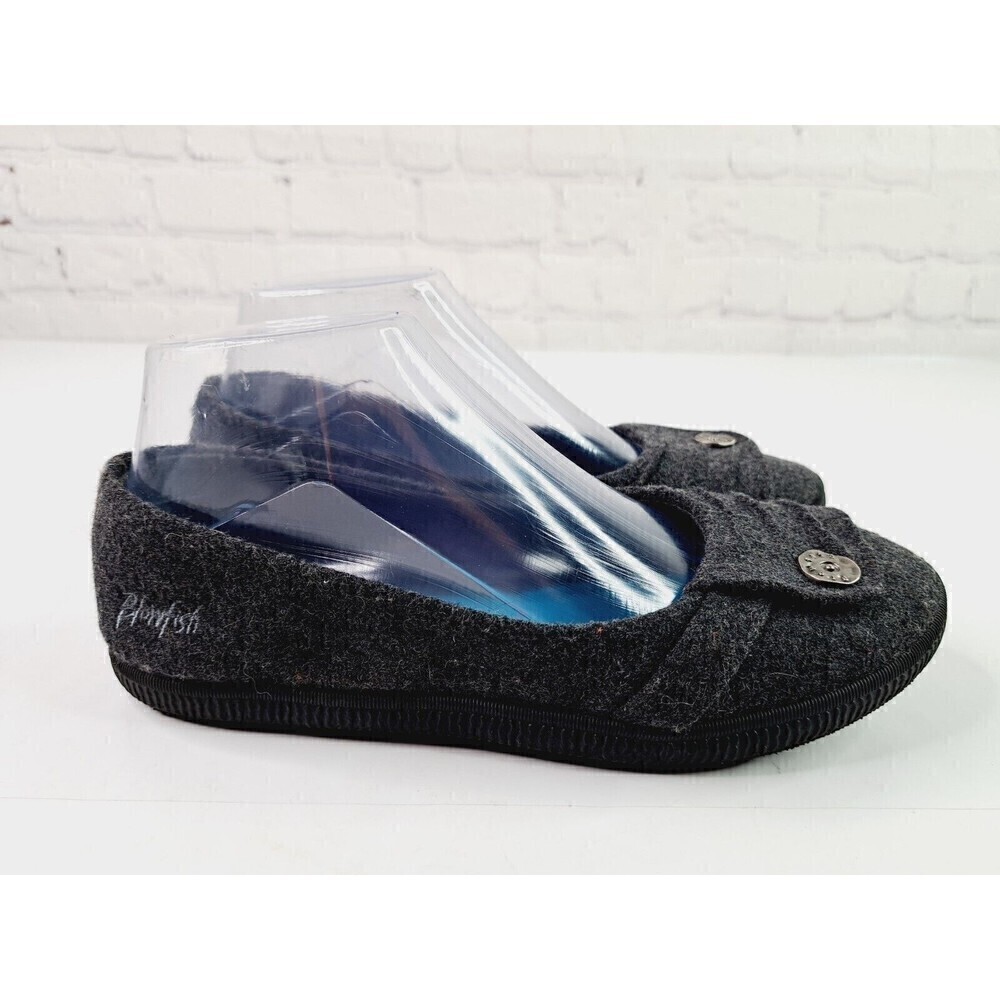 Blowfish Malibu Felt Ballet Flats Slip On Gray Women's Size 7 - Picture 1 of 7